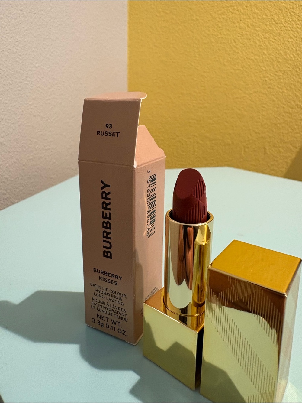 Burberry Kisses Satin Lipstick - Russet (93) Deep Brick Red